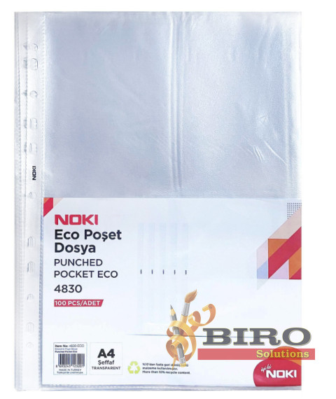 Folii de protecție A4 mate NOKI ECO, 35 mk, 100 folii/set